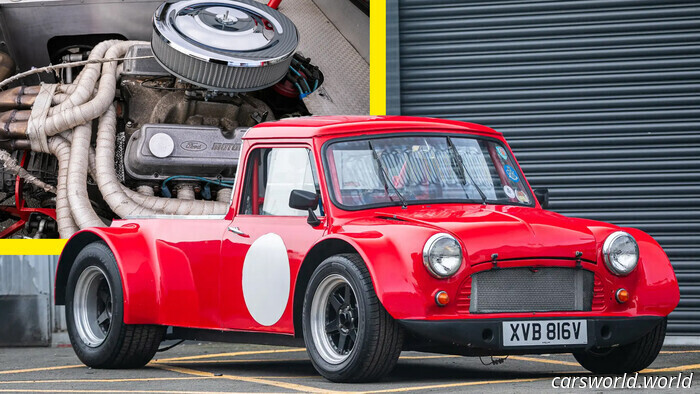 This Mini Pickup Is A 300 HP V8-Driven Ruckus | Carscoops